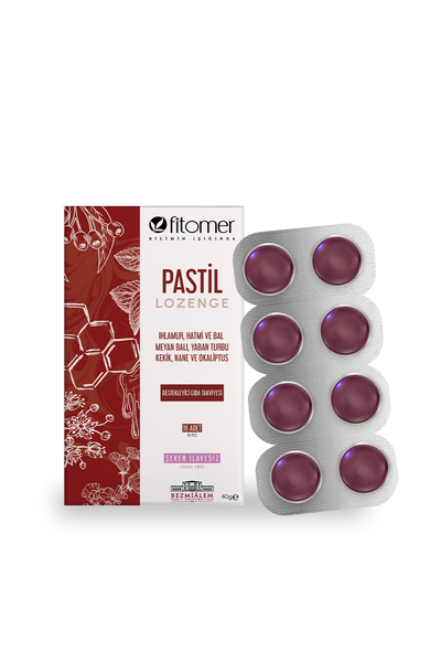 Fitomer Ihlamur Meyan Balı Yaban Turbu Kekik Nane ve Okaliptus 16'Lı Pastil