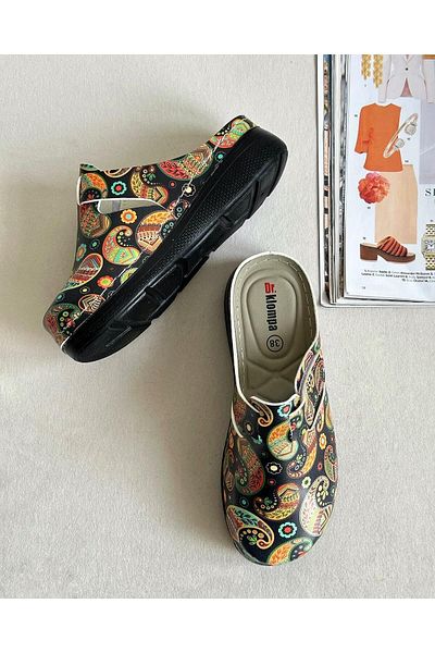 Zuum Dr Betty Printed Anatomic Women's Sabo - Mix