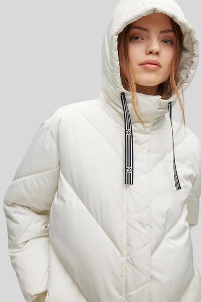 HUGO Favella Kadın Mont Beyaz