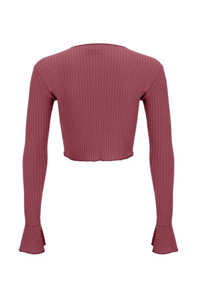 La Sarta Women's Sugar And Spice Red Soft Raised Shorts Skirt Top Set