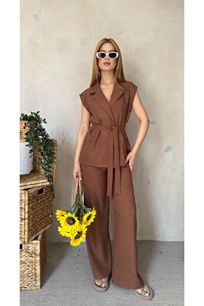 Angel Mia Sofia set cu vestă Set maro