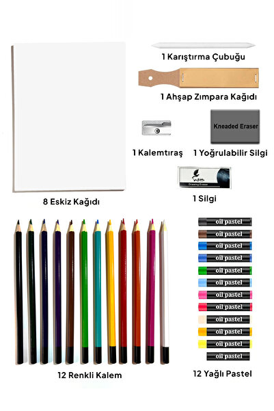 valletta Verona 38'li Profesyonel Çizim Seti