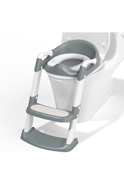 COOSEYA Çocuk Tuvalet Oturağı, Kaymaz, Katlanabilir, Merdivenli ve Ergonomik