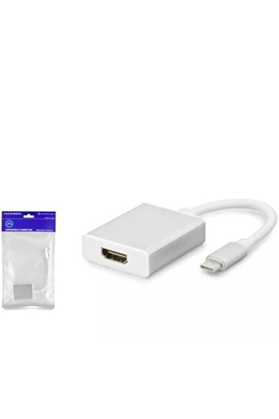 HADRON Hdx7760 Type-C (m) to HDMI (F) Adapter White