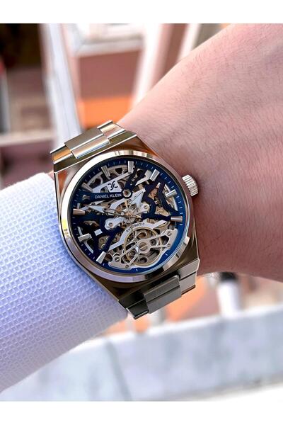 Daniel Klein 30 Mt Water Resistant Men's Wrist Watch with Automatic and Manual Winding Fdk.13857.F4