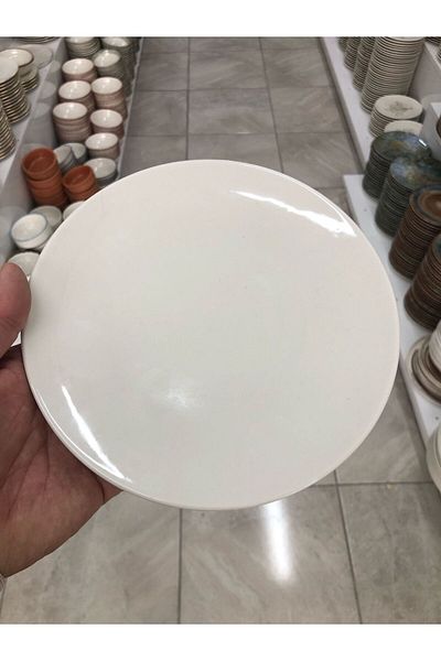 SARE Porcelain Cake Plate 100% Porcelain Dessert Plate Breakfast (Piece of 2)