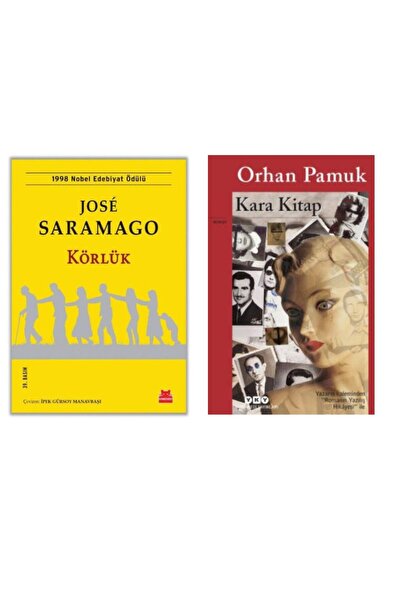 Kırmızı Kedi Yayınları Körlük - Jose Saramago - Kara Kitap - Orhan Pamuk