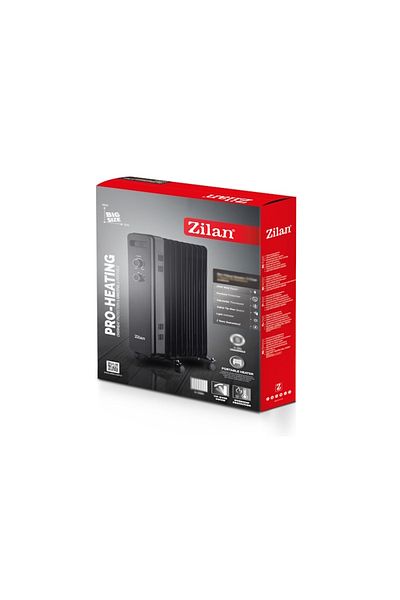 Zilan Calorifer electric Zilan ZLN8467 Negru, 13 elementi, indicator luminos, putere 2500W