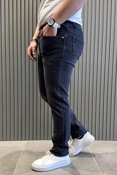 MİSHAR İTALİA Smoked Ανδρικό Τζιν Τζιν Παντελόνι Lycra Plus Size