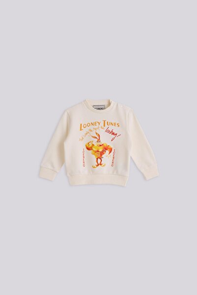 Iceberg Bg Store Baby Boy Off-White Sweatshirt