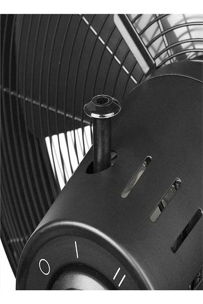 Cady One Table fan with pedestal and 4 high-performance blades, black color