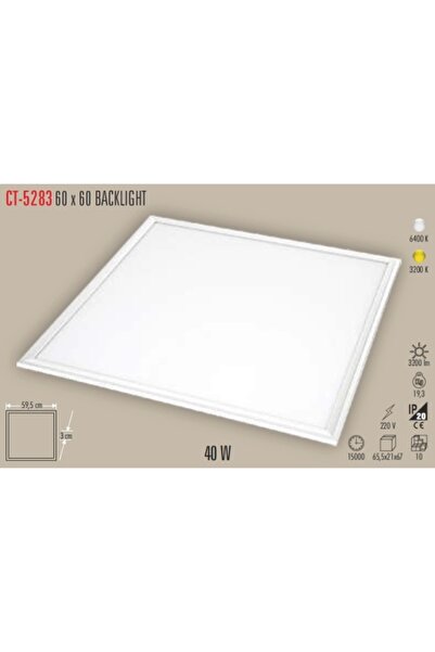 Cata 60X60 40W LED PANEL ARMATÜR GÜNIŞIĞI 3500K