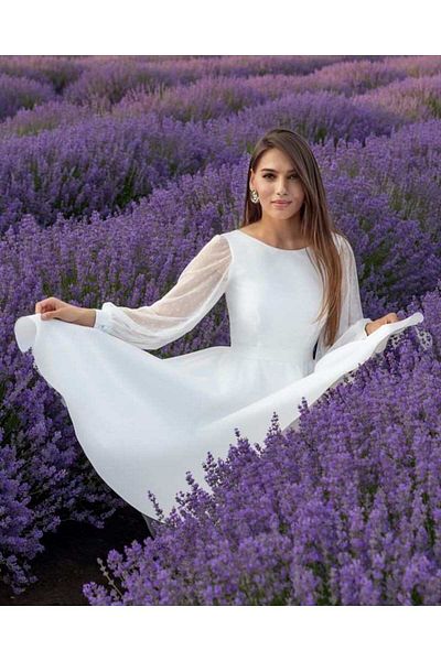 SELİN MODA EVİ Νυφικό και βραδινό φόρεμα με τούλι