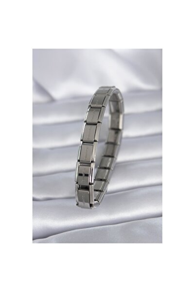 Skygo سوار نسائي فضي من الفولاذ 316l - موديل اسم اللون Tj-bb5541