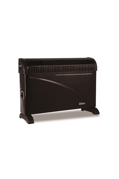 Floria Convector electric de podea FLORIA ZLN-6843,Negru 2000W, 3 trepte de putere, Termostat reglabil,