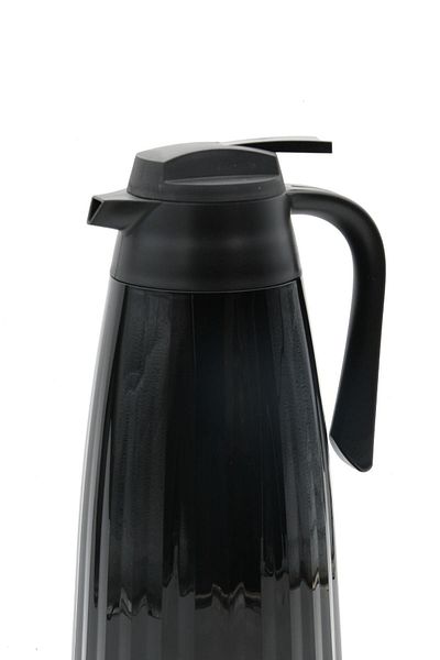 FALEZ Glass Thermos Black 1.5 Lt