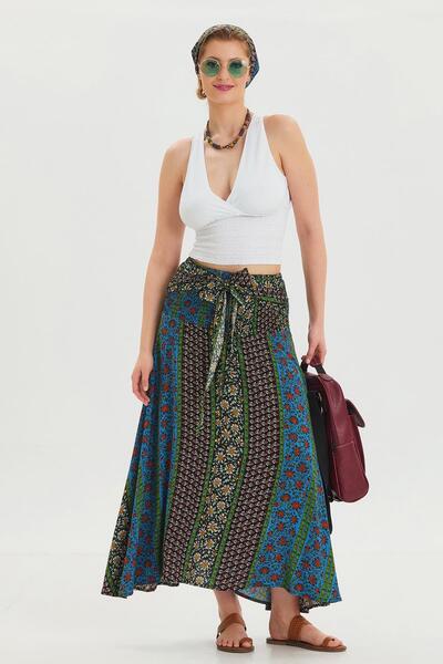 Los banditos Casual Asymmetrical Skirt