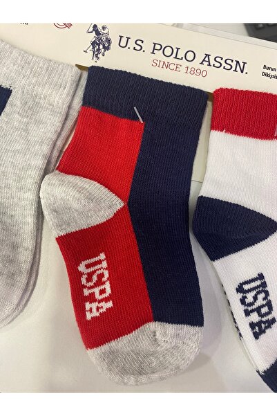 U.S. Polo Assn. U.S. Polo Assn. U.S Polo Baby Boy Socks 3-Pack