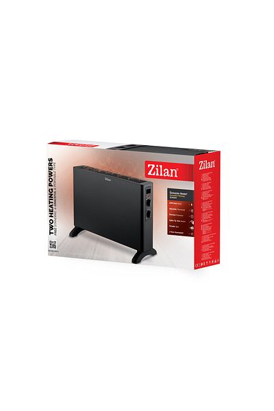 Zilan Convector electric Zilan ZLN2044, 2 trepte de viteza 1250W-2000W, termostat protectie supraincalzire