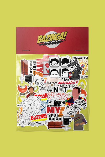 dadi ramba Big Bang Theory Bullet Journal - Agenda - Planner - Notebook - Laptop Sticker Decal - Sticker Pack