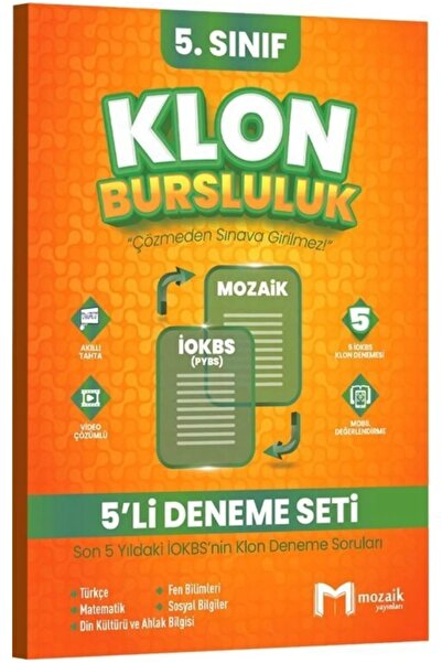 Son Viraj Yayınları Mozaik Yayınları 5. Sınıf Klon 5 li Deneme Seti