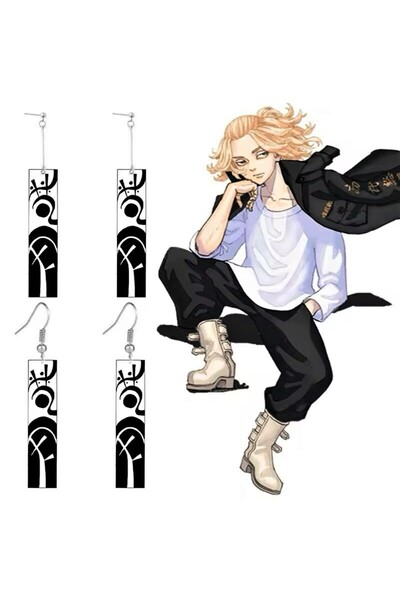 CemY Anime Tokyo Revtokyo Izana Izkava Küpe Seti