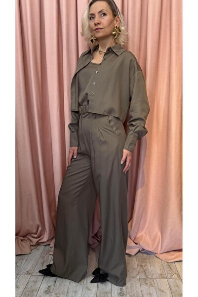 Hotfashion mildura üçlü kendinden kemerli takım