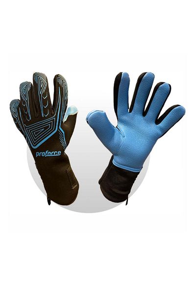 Proforce Blue Black Warm Goalkeeper Gloves