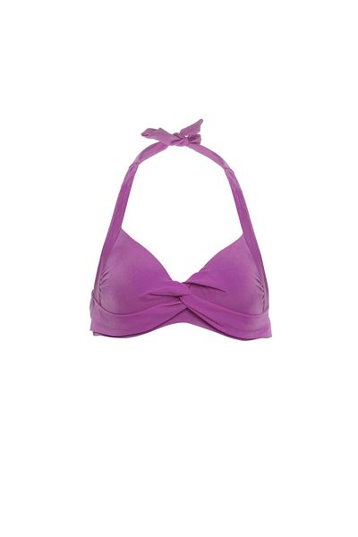 AQUAVİVA Women's Lilac Violet Halter Neck Bikini Set