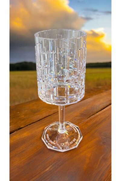 GastroPlast 10 Adet 200 ml Kırılmaz, Polikarbon Plastik Şarap Kadehi ( Cam de...