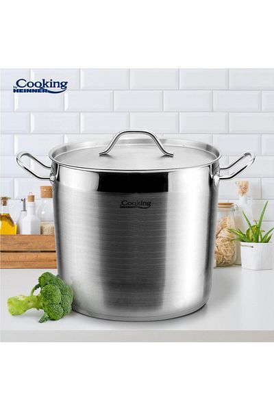 Heinner OALA+CAPAC INOX 26x21 CM, 11L, MAESTRO, COOKING BY