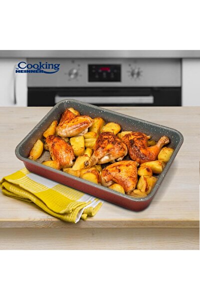 Cooking by Heinner TAVA CUPTOR ACOPERIRE CERAMICA 35 x 26 x 7 CM, ANCA