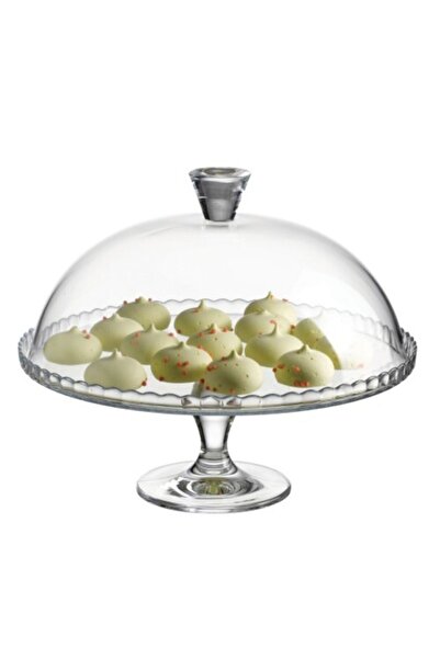 Paşabahçe Ayaklı Servis Tabağı Kek Fanusu 95200