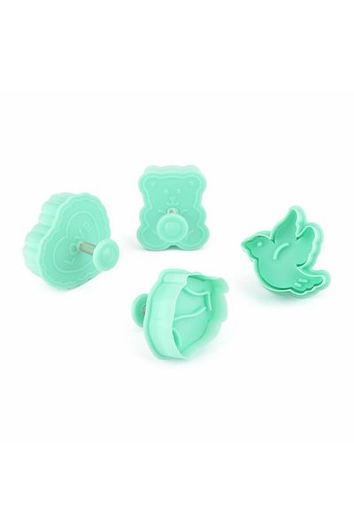 Cooking by Heinner HAPPY COOKIE CUTTER 4PC SET, SIMONA POPE