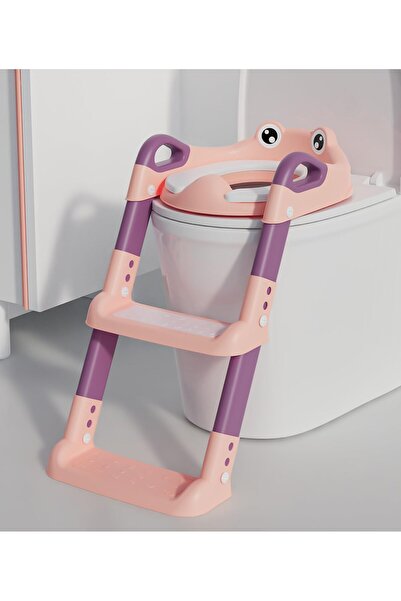 XESPİS Merdivenli Çocuk Tuvalet Oturağı, Ayarlanabilir, Katlanabilir & Kaymaz