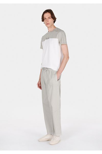 Colin's Relaxed Fit Mid Waist Loose Leg Men's Green Trousers