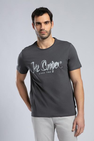 Lee Cooper 252 Lcm 242002   Drawınglogo Men's T-Shirt
