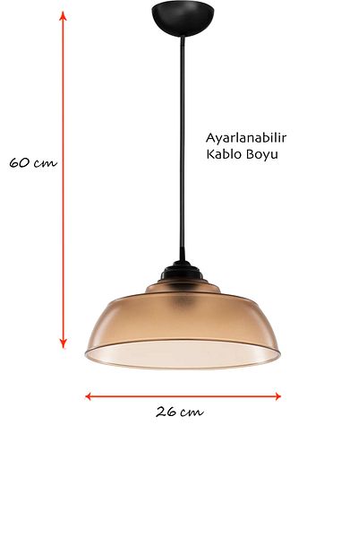 EvLight Oscar Honey Color Pendant Lamp Chandelier Bedroom Living Room Kitchen Hallway Stylish Lamp