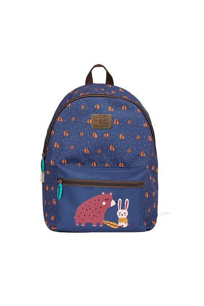 Perletti Rucsac, Perletti, model Urs și Iepure, 36 x 25 x 15 cm, colecția Cool Kids