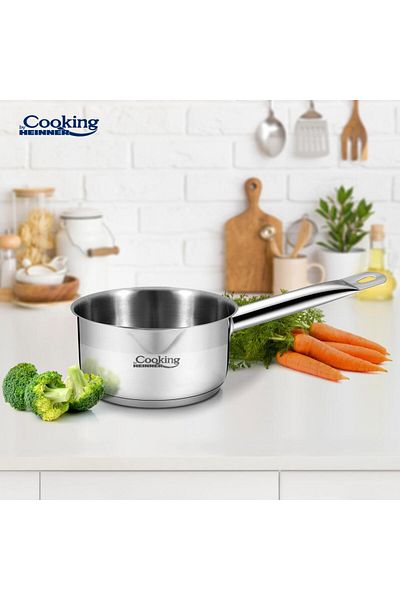 Cooking by Heinner STAINLESS STEEL PAN 14 x 7 CM, 1 L, MAESTRO