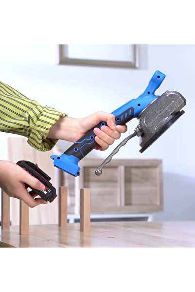 Millian Çift Akülü Vantuz - Fayans Tutma Tokmağı - Titreşimli - Şarjlı Tokmak - Fayans Döşeme Tutma Makinesi