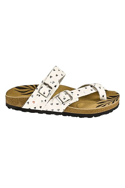 NOOSY Papuci de damă cu design Little Hearts imprimați