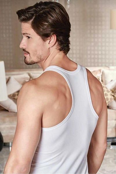 Berrak 1015 Men's Ribbed Sports Athlete 6 Pieces