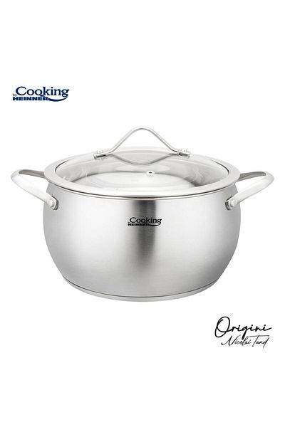 Cooking by Heinner STAINLESS STEEL SEMIOALA 22 x 11.5 CM, 4.3 L, NICOLAI TAND