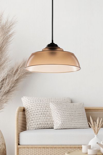 EvLight Oscar Honey Color Pendant Lamp Chandelier Bedroom Living Room Kitchen Hallway Stylish Lamp