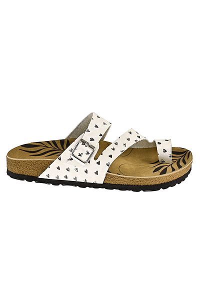 NOOSY Papuci de damă cu design Little Hearts imprimați