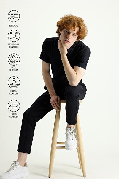 Kiğılı Techno-line Slim Fit Slim Fit Sweatpants - Sweatpants