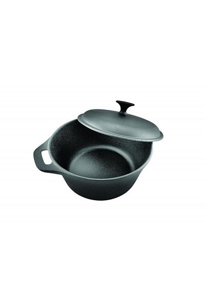 Cooking by Heinner CAST IRON SAUCEPAN + LID D24X10.8 CM, 3.8 L