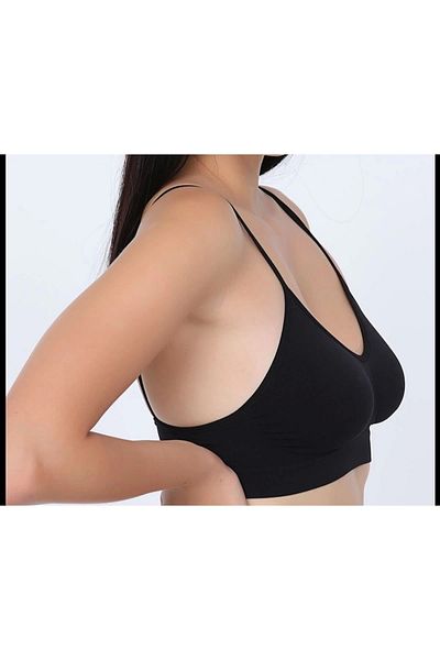 Sistina Black Lcr Bustier Bra Corset - 720
