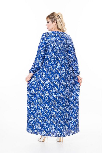 mervemoda Rochie de vară țesută cu mânecă lungă pentru femei